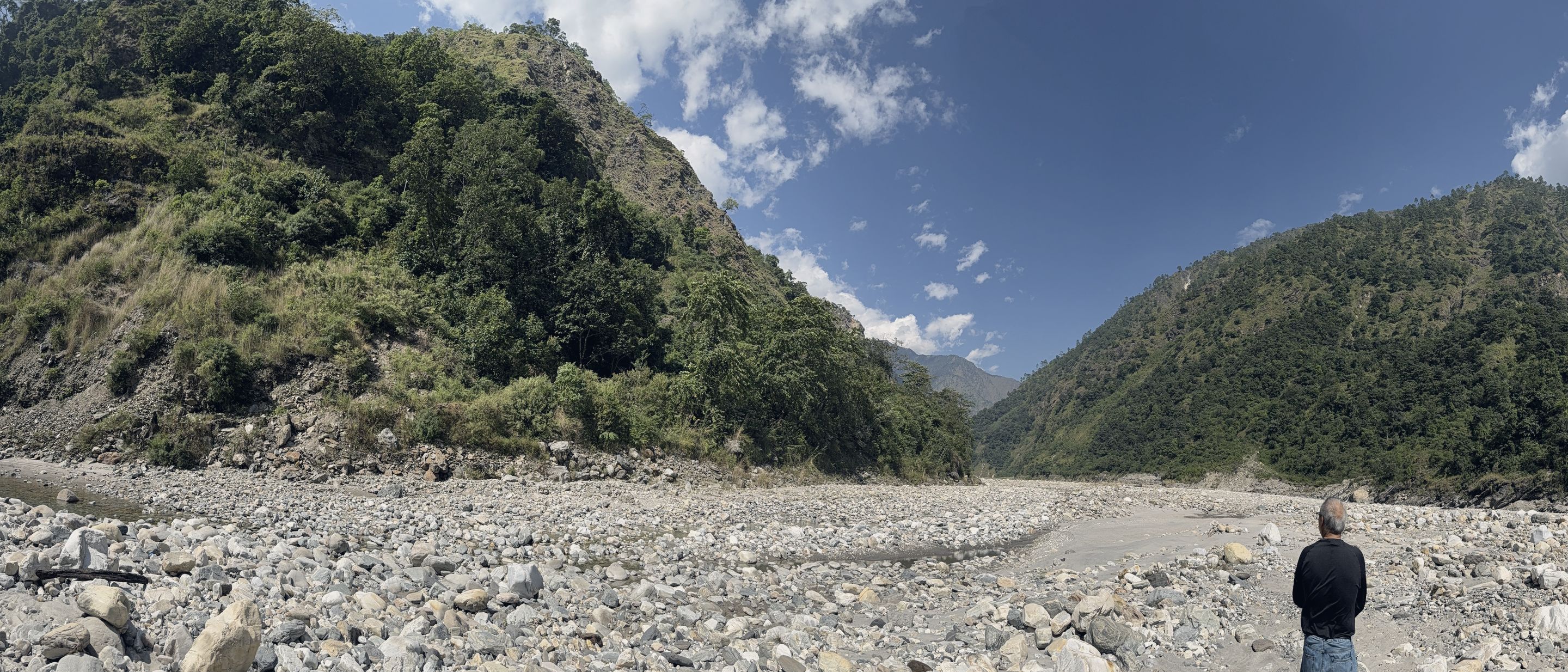 The KHA dam site on the Budhi Gandaki River, Nepal